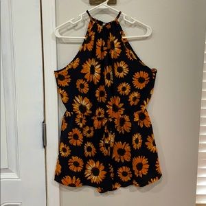 Sunflower romper